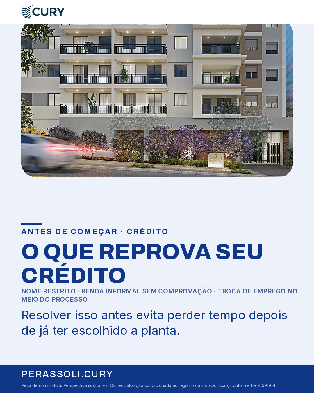 O QUE REPROVA SEU CRÉDITO