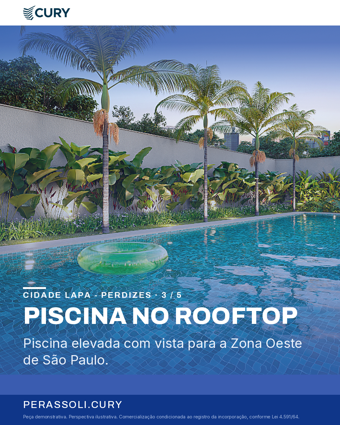 PISCINA NO ROOFTOP