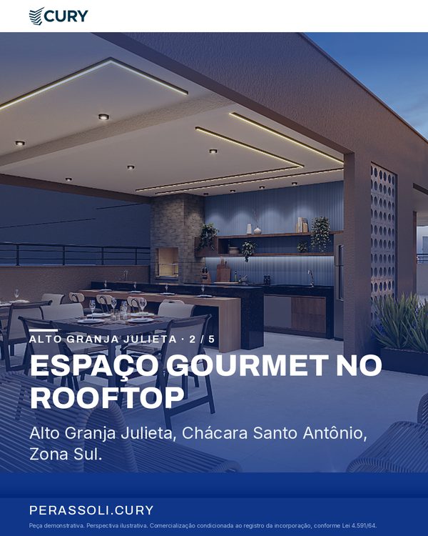ESPAÇO GOURMET NO ROOFTOP