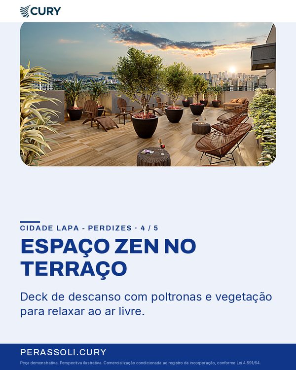 ESPAÇO ZEN NO TERRAÇO