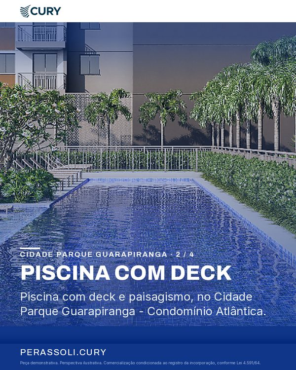 PISCINA COM DECK