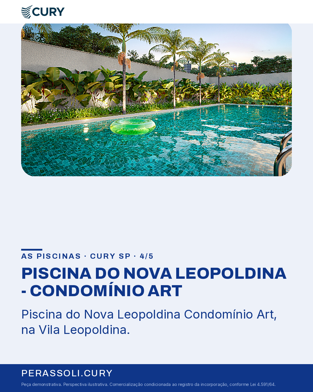 PISCINA DO NOVA LEOPOLDINA - CONDOMÍNIO ART