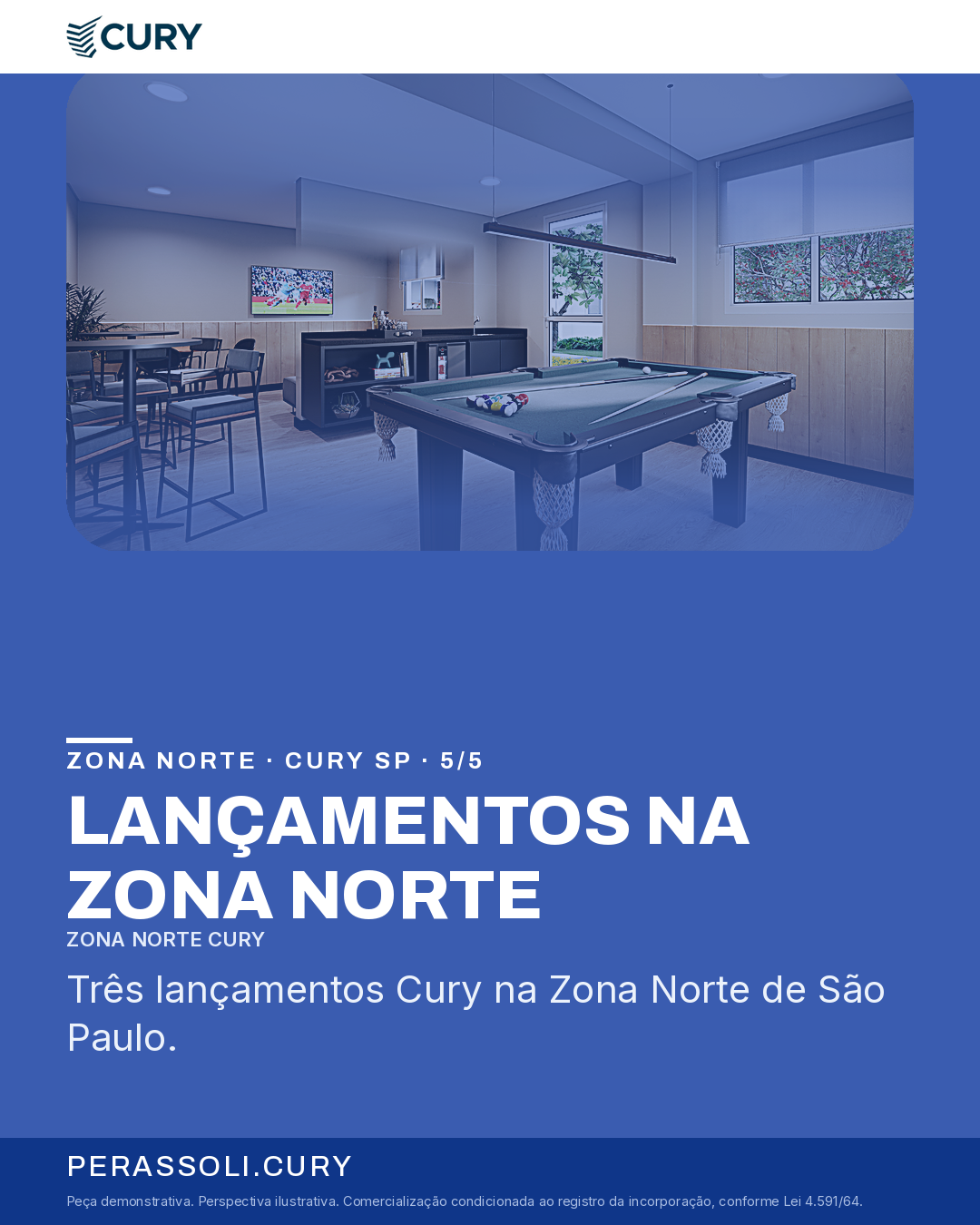 LANÇAMENTOS NA ZONA NORTE