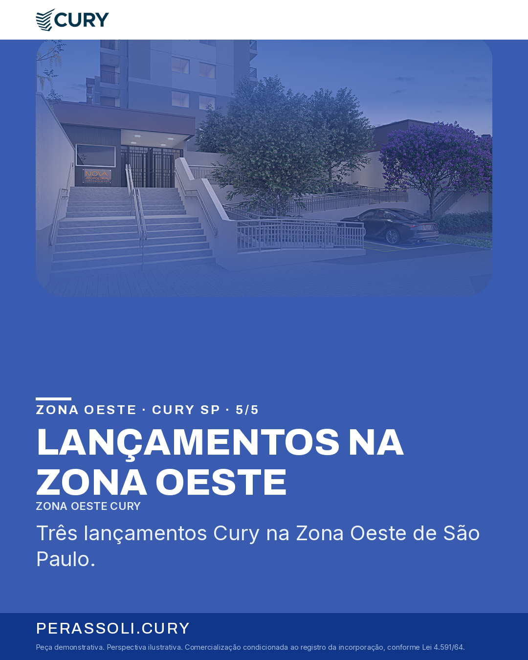 LANÇAMENTOS NA ZONA OESTE