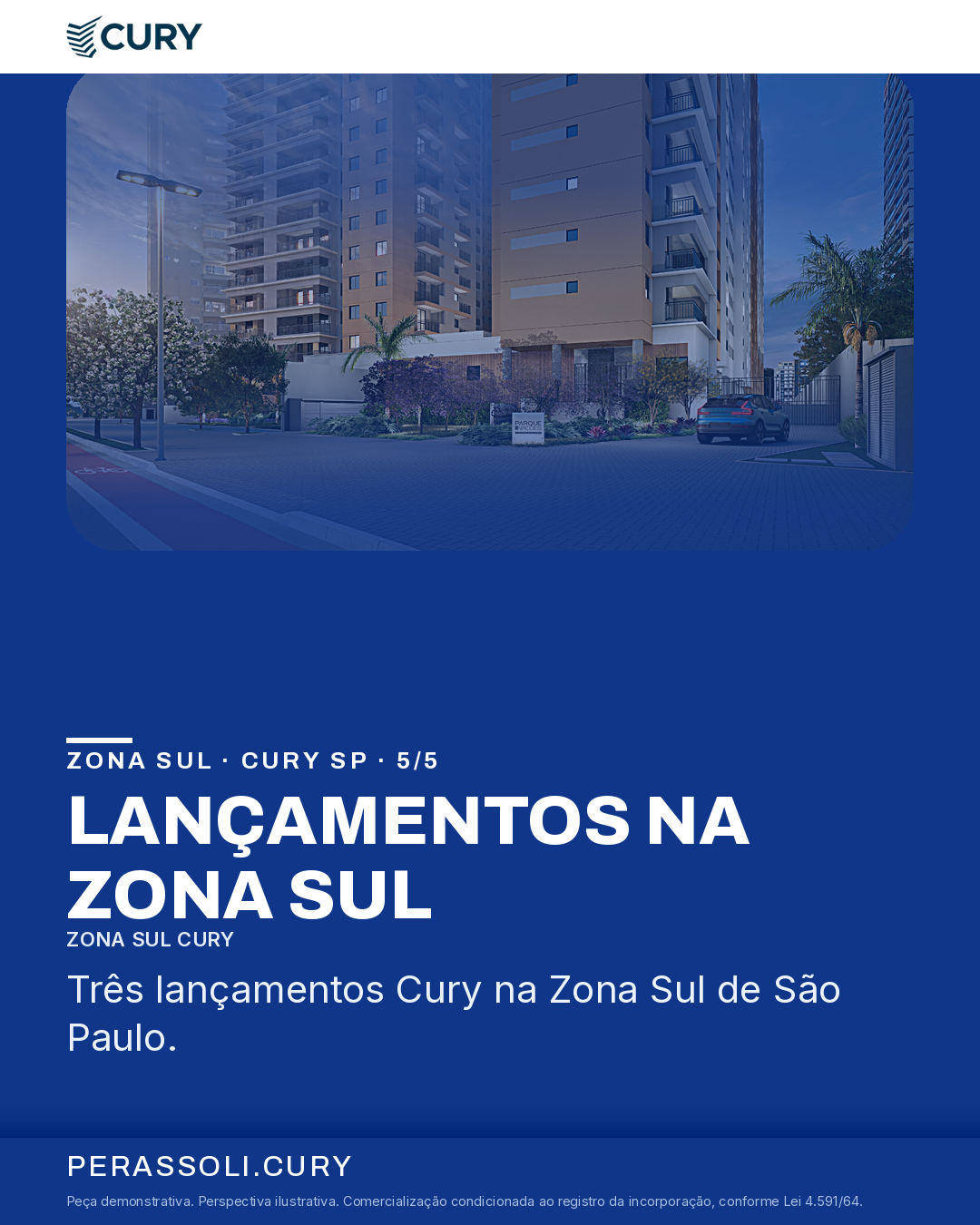 LANÇAMENTOS NA ZONA SUL