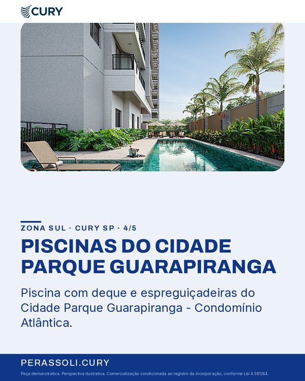 PISCINAS DO CIDADE PARQUE GUARAPIRANGA