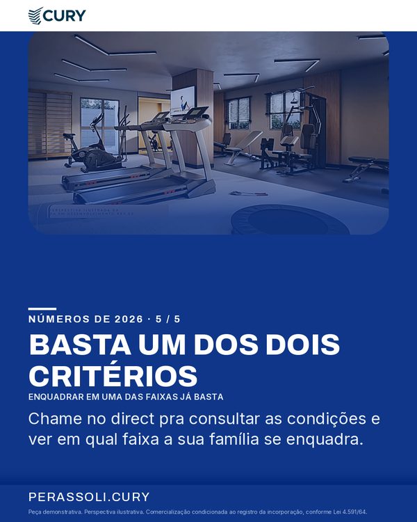 BASTA UM DOS DOIS CRITÉRIOS