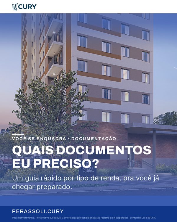 QUERO COMPRAR MEU APARTAMENTO, QUAIS DOCUMENTOS PRECISO?
